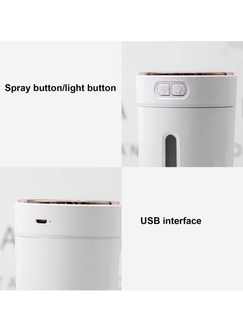 300ml Colorful Ambient Light Air Humidifier and Aroma Diffuser Humidifier for Desktop, Home, Car  - Image 5
