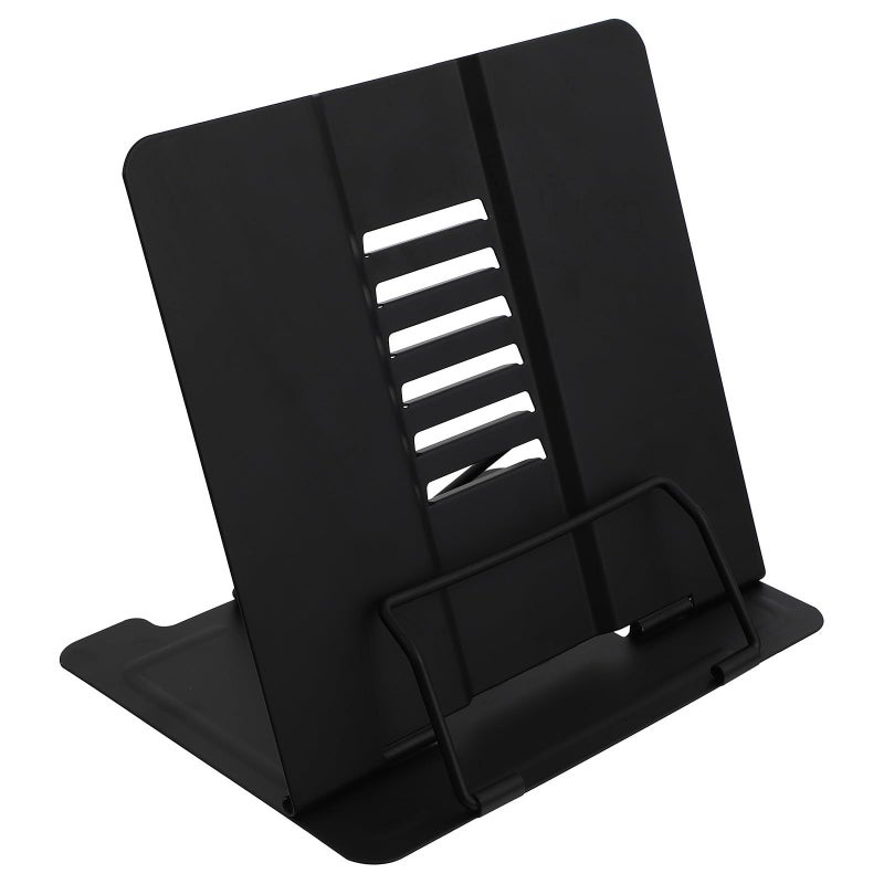 Adjustable Metal Desktop Book Stand For Students With Vision Protection Black - Image 2