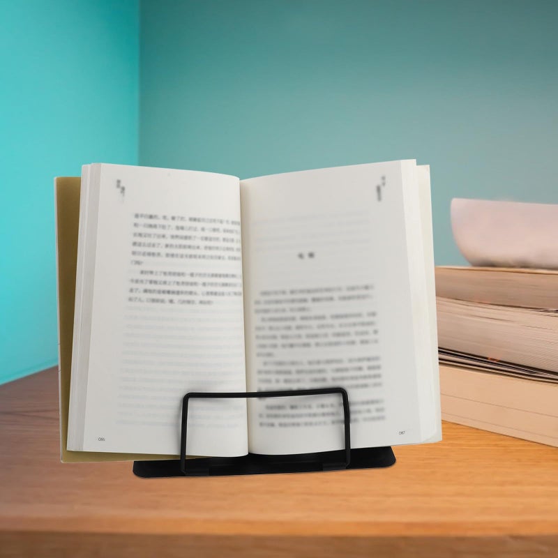 Adjustable Metal Desktop Book Stand For Students With Vision Protection Black - Image 4