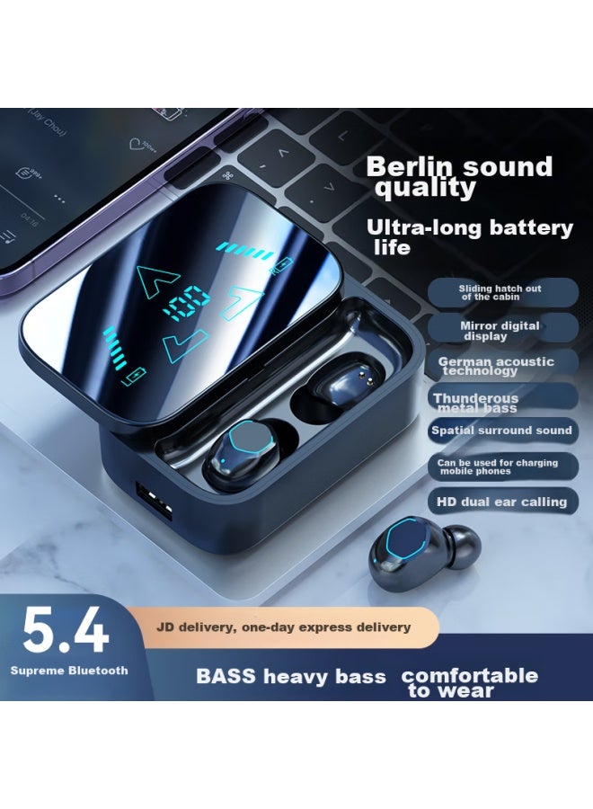 WITGOER Zhiguozhe Bluetooth Earphones Air, Shocking High-quality Sound, Ultra-long Battery Life, In-ear True Wireless, Noise-cancelling, Sports, Hifi Sound Effect, Suitable For Huawei, Apple, Sony - Image 1