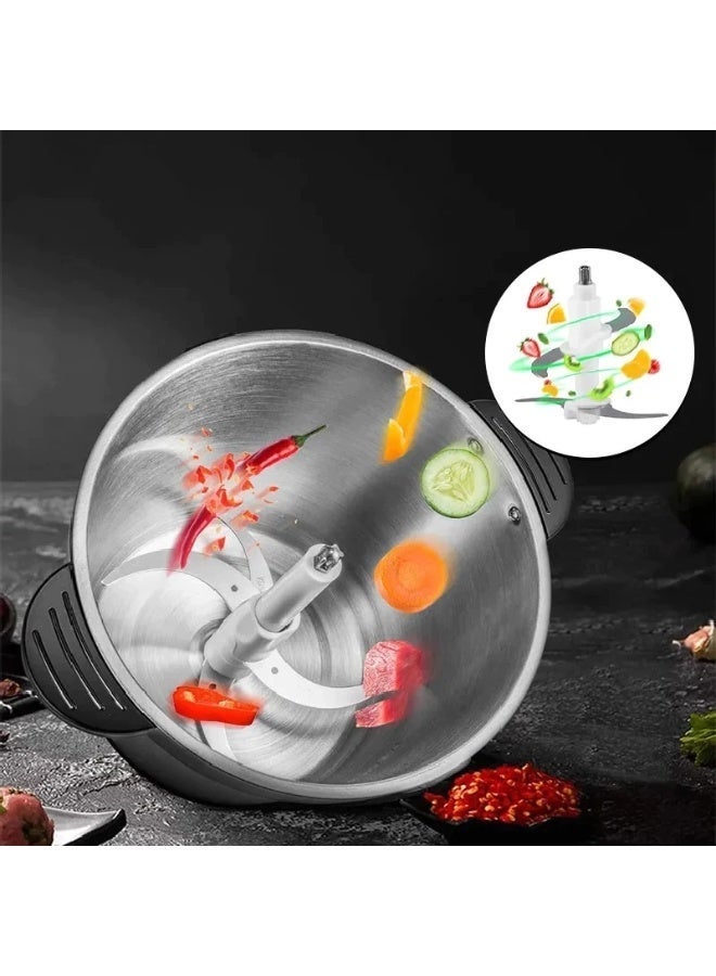 سوكاني محضرة الطعام متعددة الوظائف من Sokany بقوة 800 واط – سعة 5.5 لتر مع شاشة لمس ذكية وتحكم بثلاث سرعات لتحضير اللحوم والعجين والخضروات - Image 4