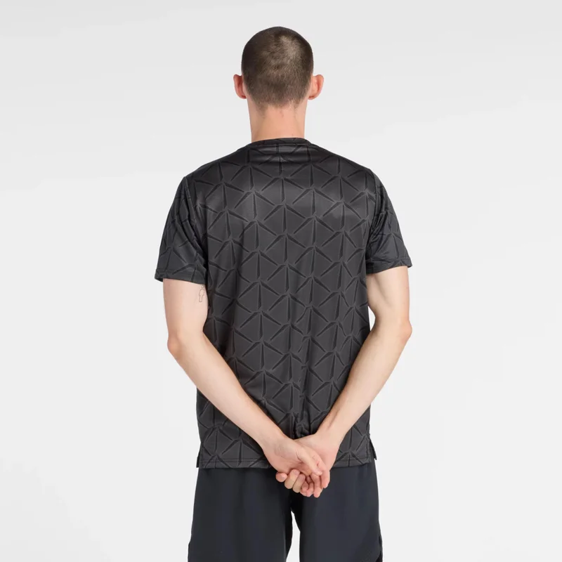 New Balance Black Sport Essential Printed T-Shirt for Men | Best Price UAE