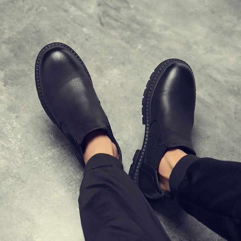 Men'S Martin Boots British Short Boots Chelsea Boots Retro Tooling Men'S Shoes Zyg09 One-Piece Delivery - Image 5