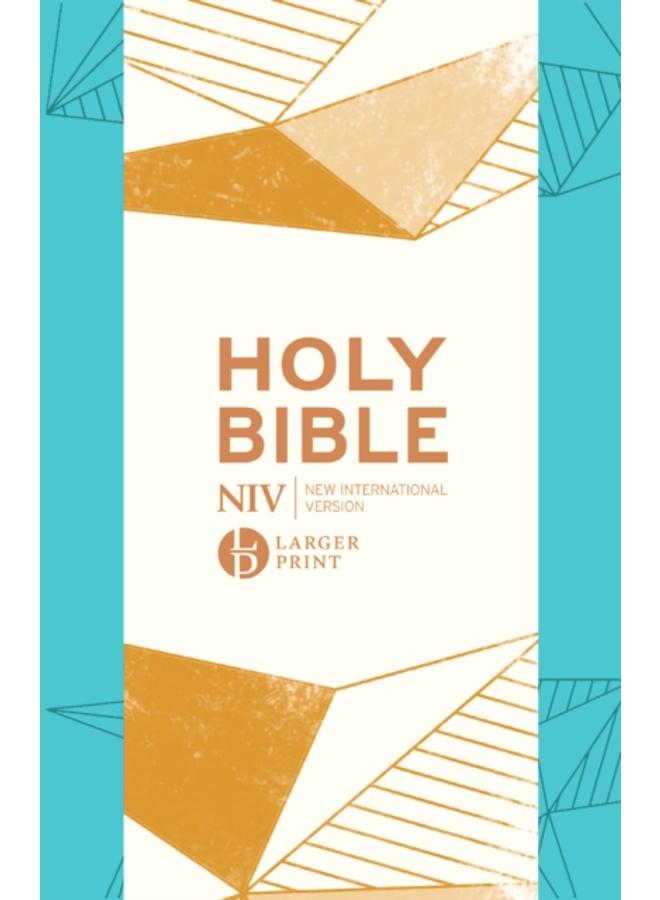 NIV Larger Print Personal Teal Soft-Tone Bible : Gift edition