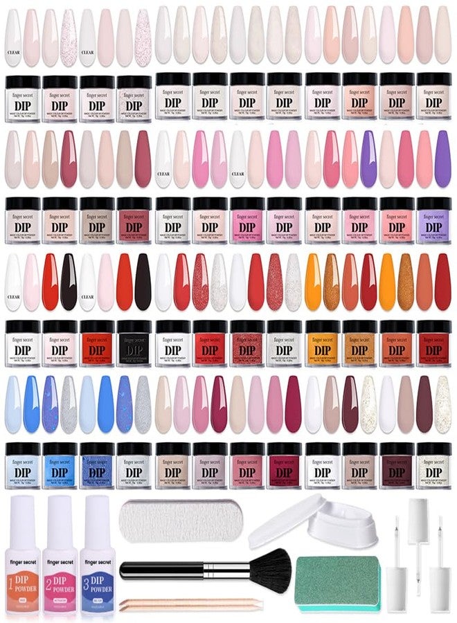 AOBOO 8Colors Dip Powder Nail Kit,Nail Dipping Powder 10g/fl.oz,4Pcs Dipping PowderS Liquid Set with Manicure Tools,Dip PowderS NailS Kit Starter Salon DIY Home (A6, 1) - Image 3