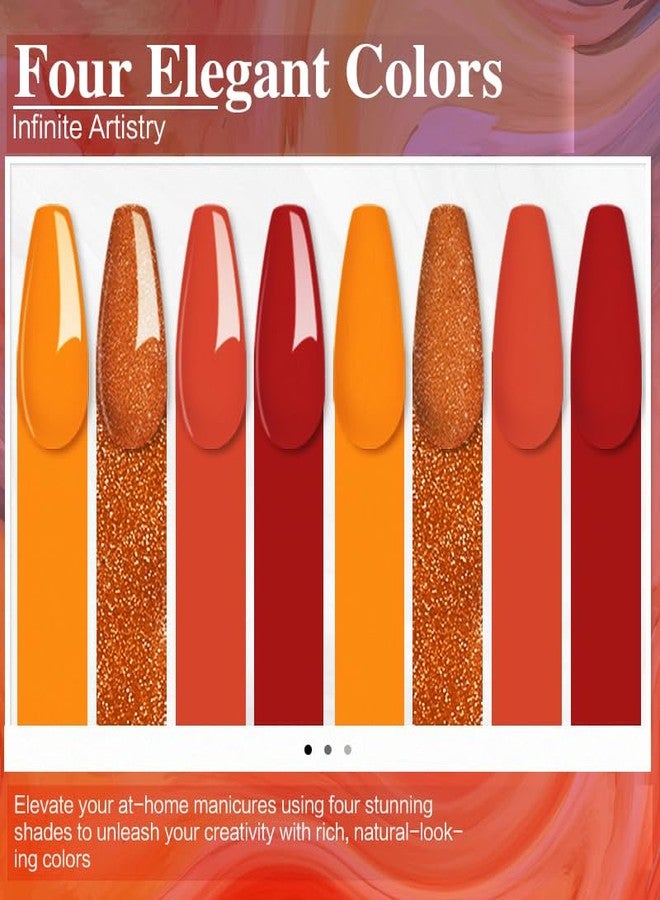 AOBOO 8Colors Dip Powder Nail Kit,Nail Dipping Powder 10g/fl.oz,4Pcs Dipping PowderS Liquid Set with Manicure Tools,Dip PowderS NailS Kit Starter Salon DIY Home (A6, 1) - Image 5