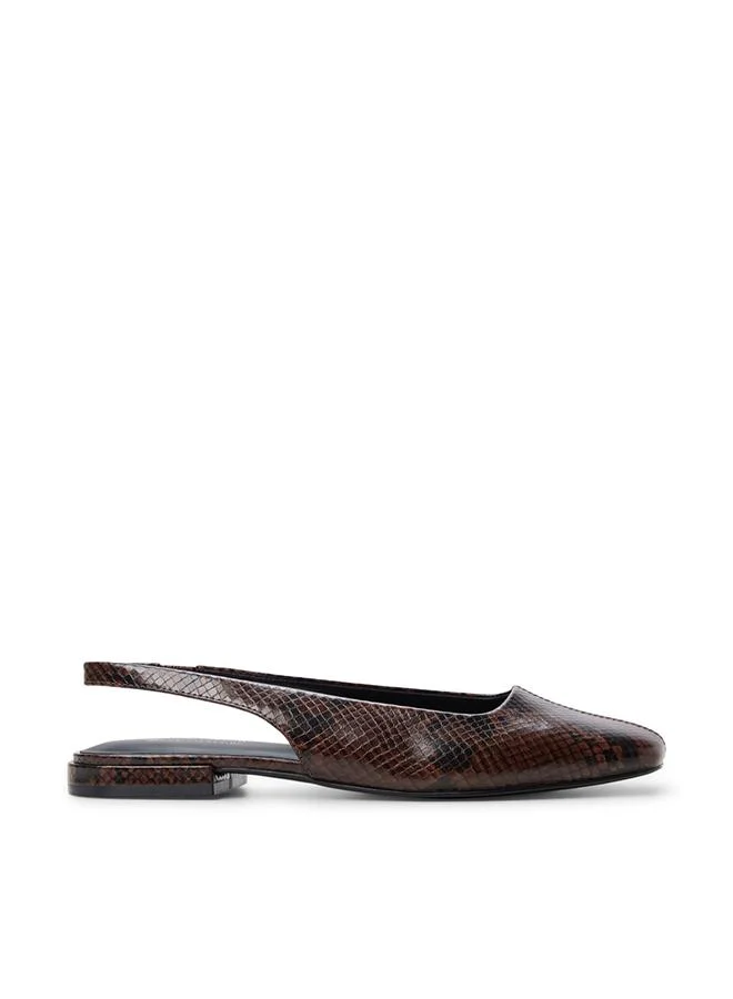 Antoniaa Ladies Brown Sling Back Shoes