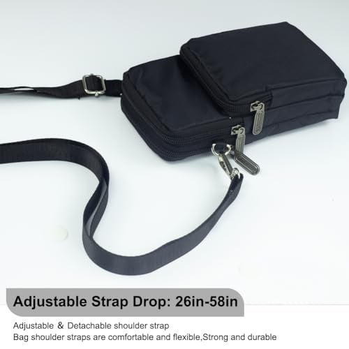JANKS Crossbody Phone Bag for Women, Lightweight Small Crossbody bags Cell Phone Purses Travel Pouch Shoulder Bag for Women - Image 4
