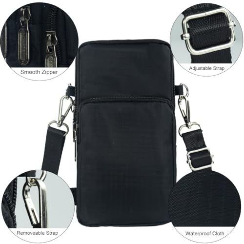 JANKS Crossbody Phone Bag for Women, Lightweight Small Crossbody bags Cell Phone Purses Travel Pouch Shoulder Bag for Women - Image 3