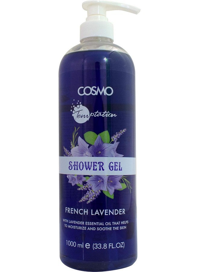 كوزمو جل الاستحمام تيمبتيشن برائحة اللافندر الفرنسي من كوزمو ديزاينز، 1000 مل للرجال والنساء - Image 1