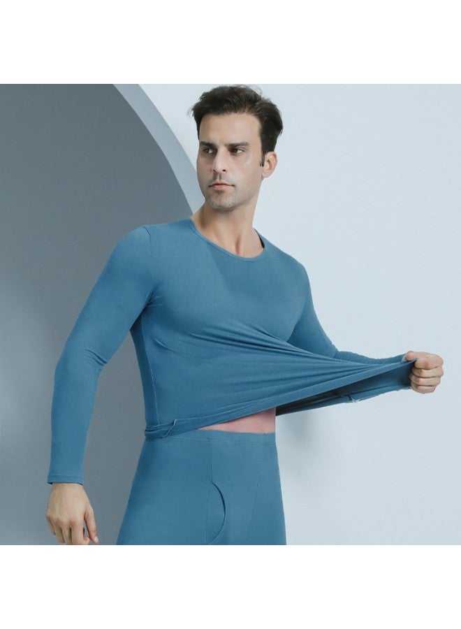 Autumn And Winter  Clothes And Long Trousers For Men, Thin Large Size Couple Thermal Intimates Set, Round Neck Cotton Sweater For Women, Winter