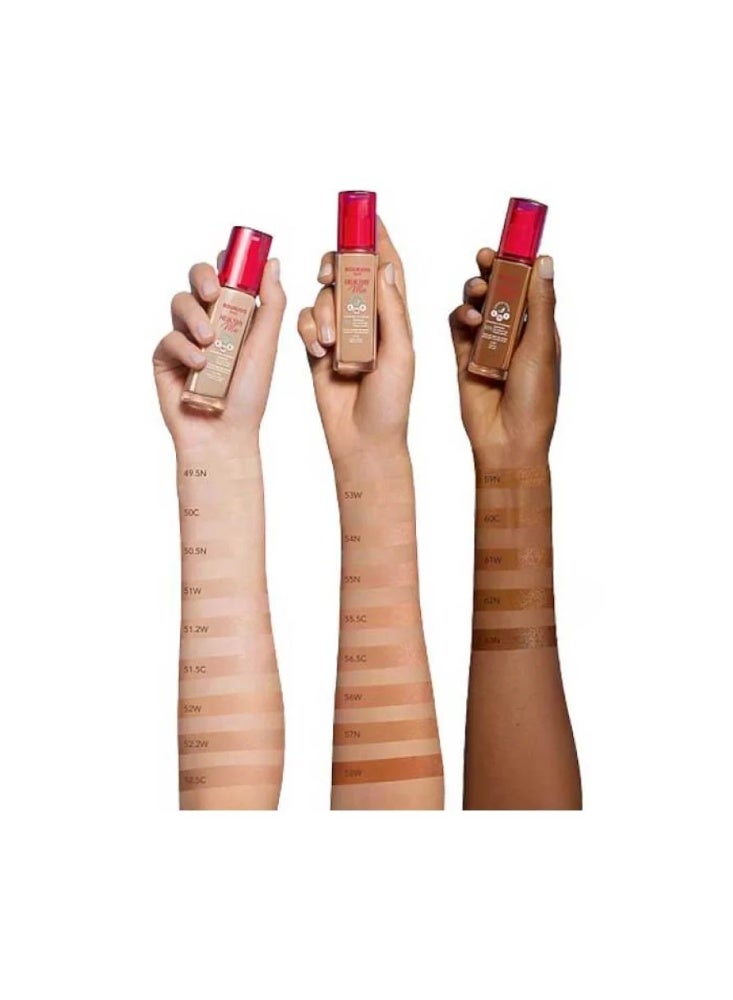 REAL BEAUTY Healthy Mix Foundation Beige Rose 30ml - 52.5C - Image 3