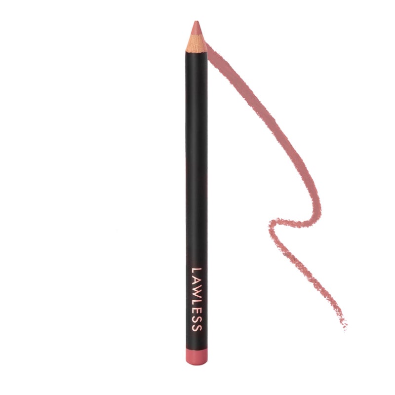 Lawless Forget the Filler Definer Liner - Pink Sand - Premium Lip Liner with Natural Ingredients to Provide a Smooth Look with a Satin Finish, Clean Makeup with Tug-Free Application - 0.04 oz - Image 1