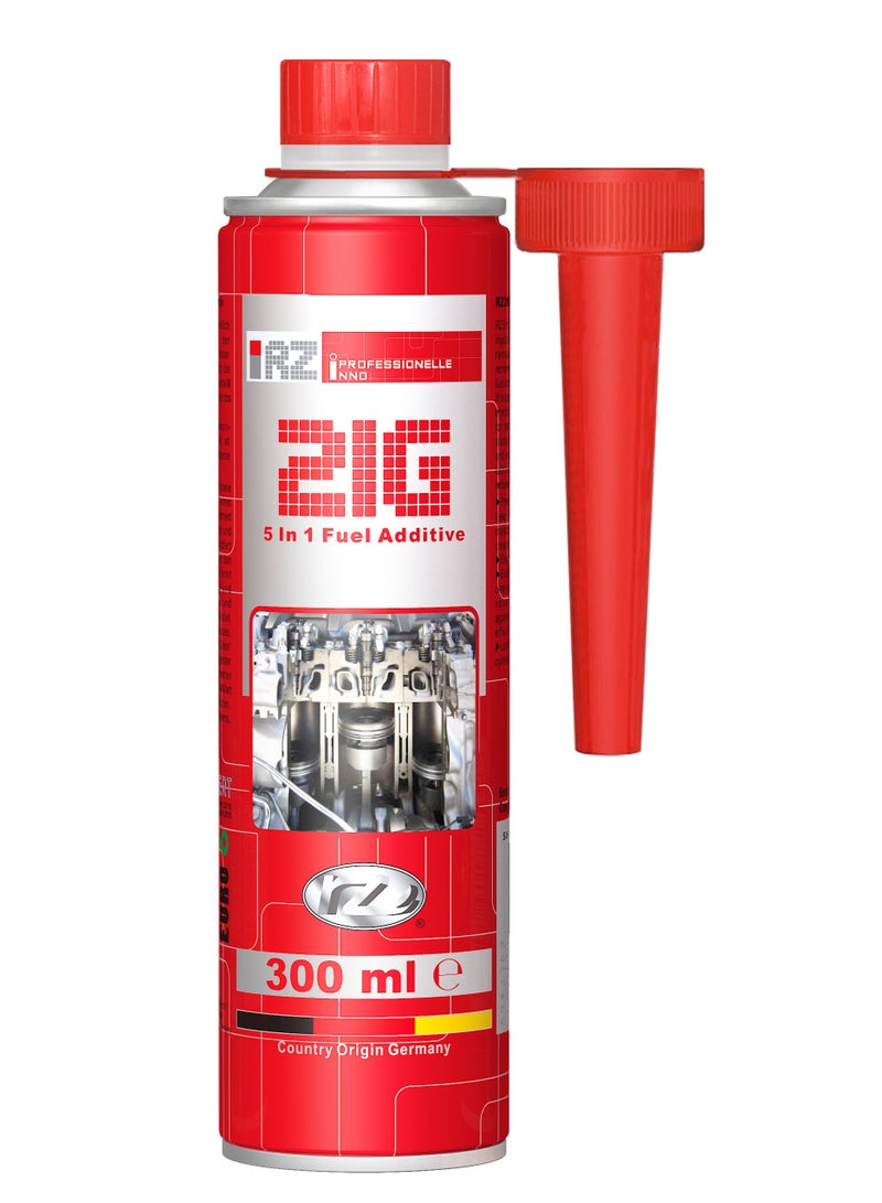 RZoil RZ21G Injection System Clean – Direct Injection Fuel System Cleaner (300ml, TÜV Certified)
