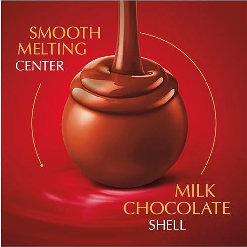 Lindt LINDOR Milk Chocolate Truffles 90 Count Gift Box Chocolate Candy with Smooth Melting Truffle Center 38 oz Box - Image 5