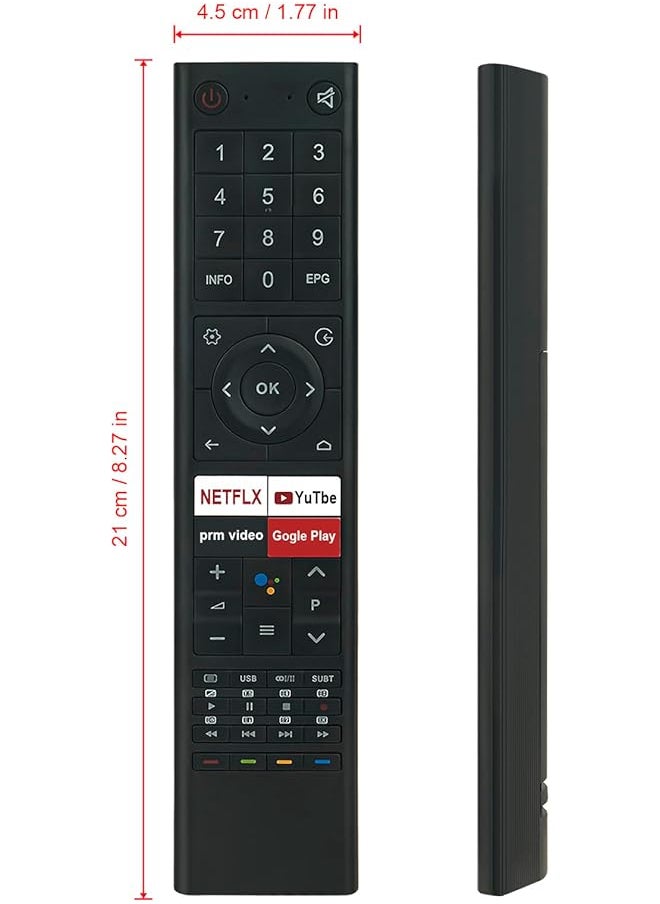 erorex - Anppach03Abbt Pa Ch03 Replaced Remote Control Fit For Chiq Changhong Smart Tv L32G7H L40G7H U55H7S U65G7H U55G7H U50G7H U43G7H U40G7H L32K5 L40K5 U43H10 U50H10 U55H10 U58H10 U65H10 U75H9 - Image 1