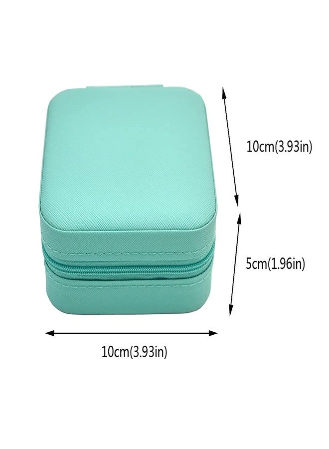 Fixily Travel Jewelry Box, Compact Organizer with Multiple Compartments, Turquoise, Pink, White, Gray Colors Available, Portable Storage Case - Image 5