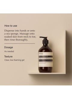 Aesop Geranium Leaf Body Cleanser + Refill | Invigorating Cleansing Gel | Alternative To Conventional Soap | 16.9 Oz, Pack Of 2  - Image 1