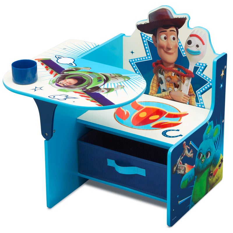 Delta Children Chair Desk with Storage Bin, Toy Story 4 - Image 1