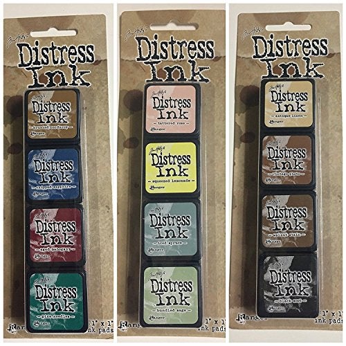 Ranger Tim Holtz Distress Mini Ink Pad Kits - #1-15, Super Bundle of all 60 Colors - Image 4