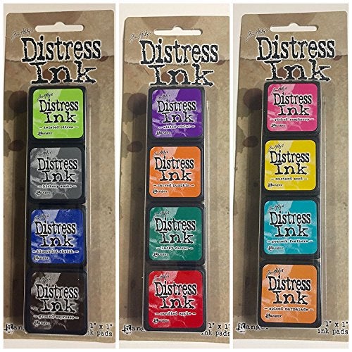 Ranger Tim Holtz Distress Mini Ink Pad Kits - #1-15, Super Bundle of all 60 Colors - Image 2