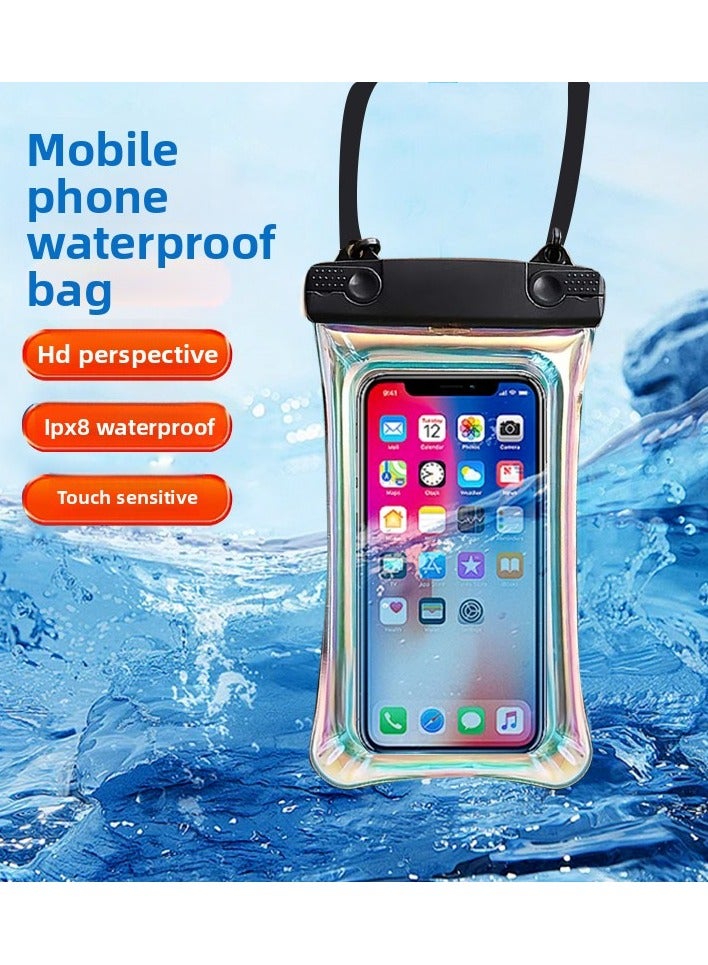 جراب هاتف مقاوم للصدمات والماء لهاتف iPhone 12-16Pro Max وSamsung S22/S23 Ultra - معتمد من IP68، مضاد للخدش، حماية شديدة التحمل، أسود - Image 1