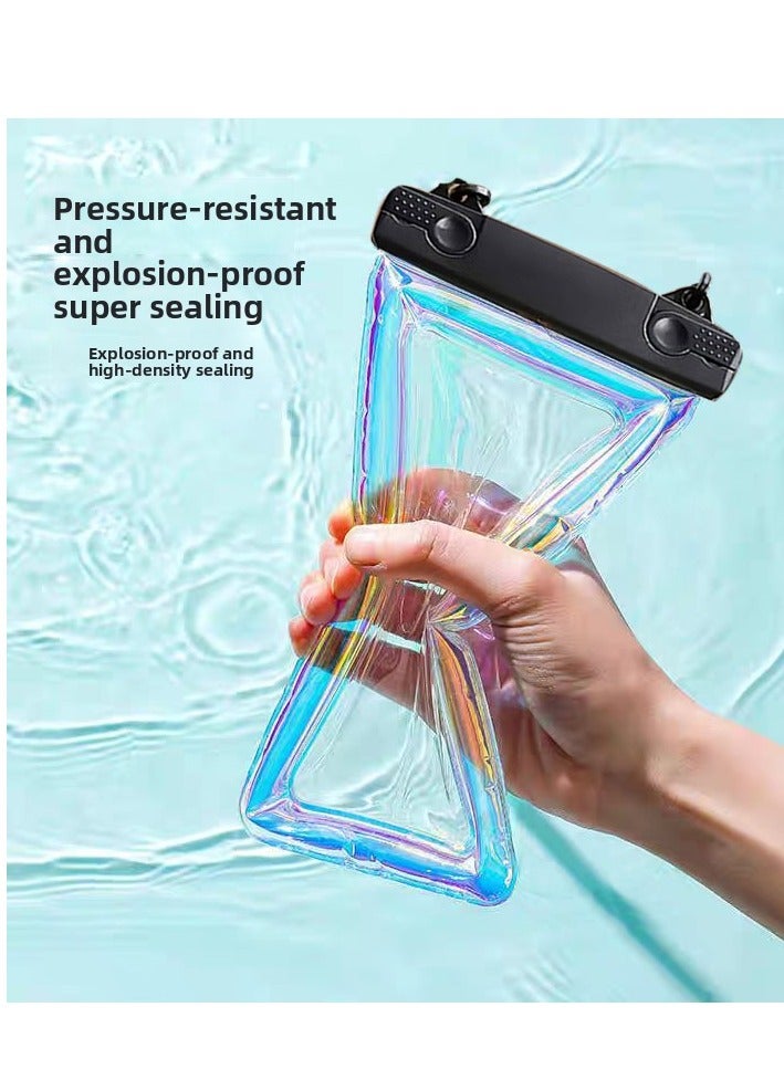 جراب هاتف مقاوم للصدمات والماء لهاتف iPhone 12-16Pro Max وSamsung S22/S23 Ultra - معتمد من IP68، مضاد للخدش، حماية شديدة التحمل، أسود - Image 3