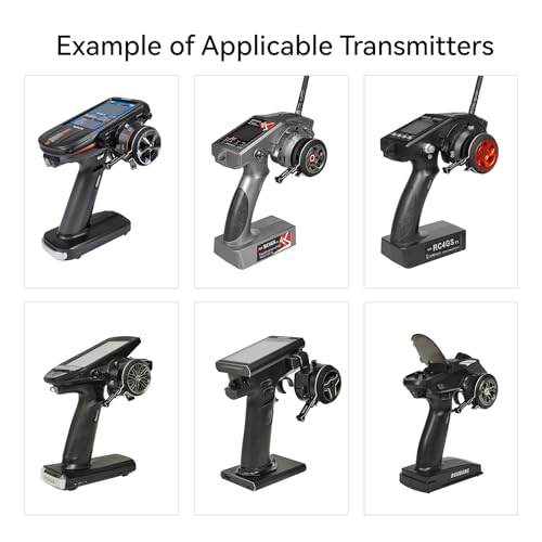 Radiolink Alloy Steering Wheel Trigger RC OneHanded Control Accessory Adapter for Radiolink RC8X RC4GS RC6GSFlysky GT5NB4ProGT3BFutaba 7PXDumborc X6X4DDF350 and More Black - Image 5