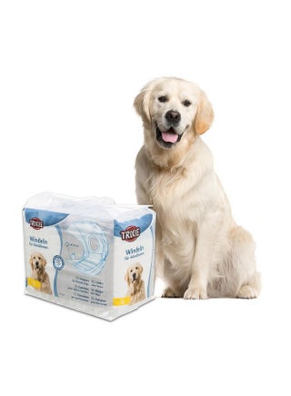 Disposable Diapers For Female Dogs Designed For Dogs In The Season To Prevent Staining Of Carpets & Other Fabrics Highly Absorbent And Easy To Use - Size: L, 38-56Cm 12 Pcs - pzsku/Z538BF3AF1A8A1CB8B99CZ/45/_/1728309086/b76ef90f-d520-46f0-9018-a1f9a8879b01