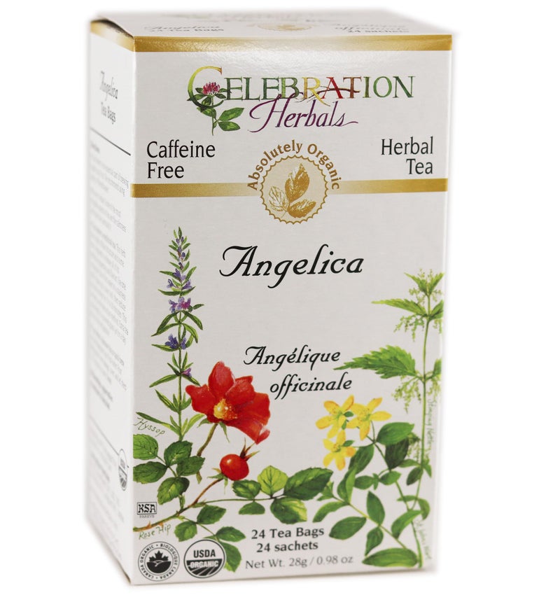 Celebration Herbals CELEBRATION HERBALS Angelica Root Organic 24 Bag 002 Pound 
