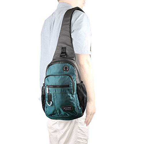 Vanlison Crossbody Sling Bag Backpack for Men & Women Lake Blue - Image 5