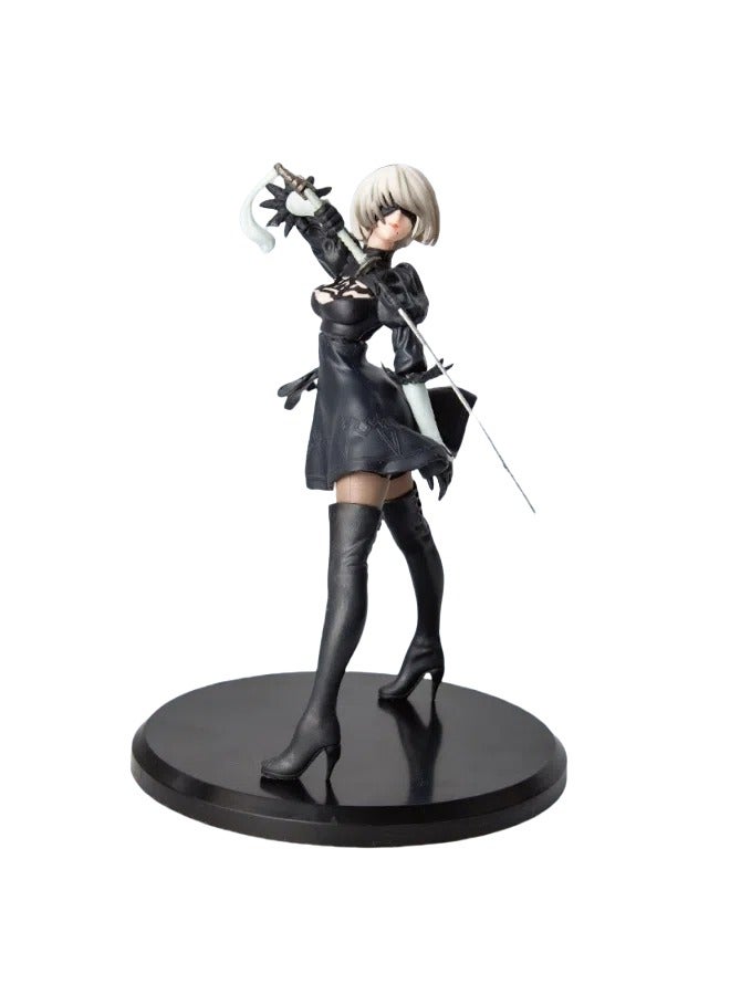 general NieR: Automata desktop decoration 2B character model collection decoration Toys Gifts for family and friends - Image 1
