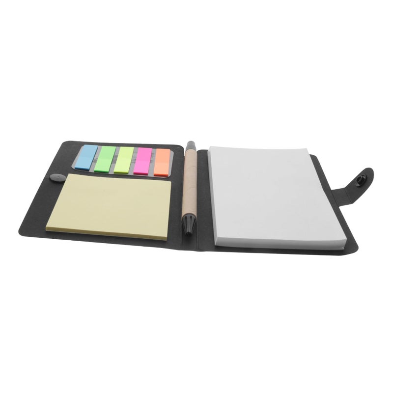 Memo Pads Sticky Notes Planner 15 3x10cm Black Page Markers Self Compact Notebook - Image 2
