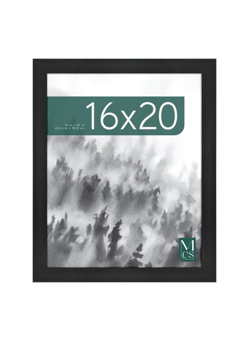 MCS MCS Museum Poster Frame 16x20 Onyx Vertical  Horizontal Wall Hanging Large Picture Frame for Photos Posters  Art Prints 1Pack 