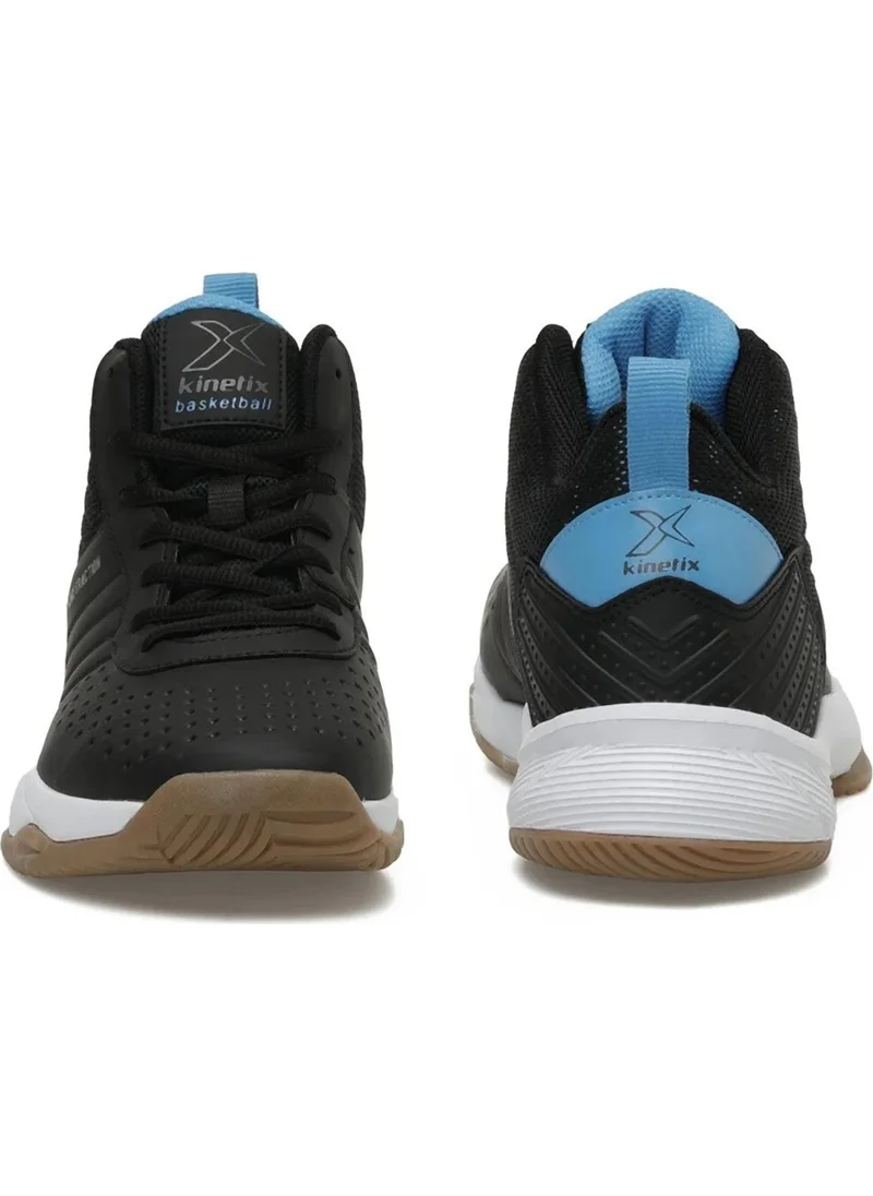 Kinetix Traction Pu 3Pr Black White Came Men's Waiter Basketball Shoes