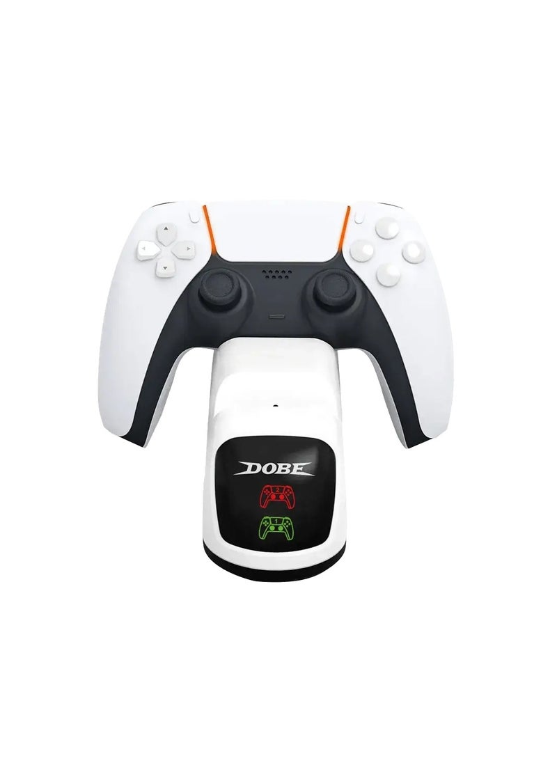 Generic - Dual Charging Stand for PS5 Controllers – Fast & Efficient Charging Dock with LED Indicators – Compact & Space-Saving Design - Image 1