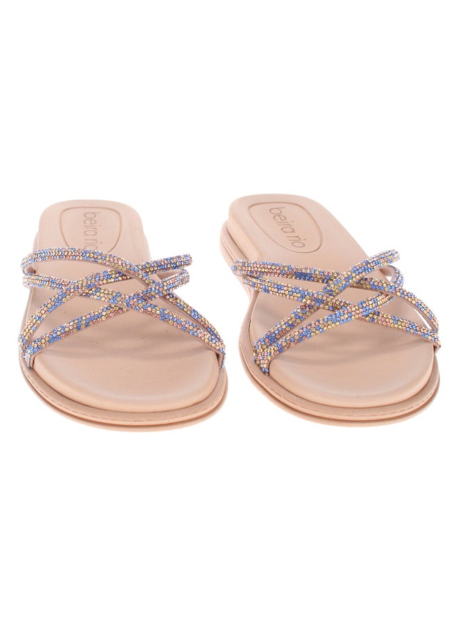 Beira Rio Embellished Flat Sandals - Image 3