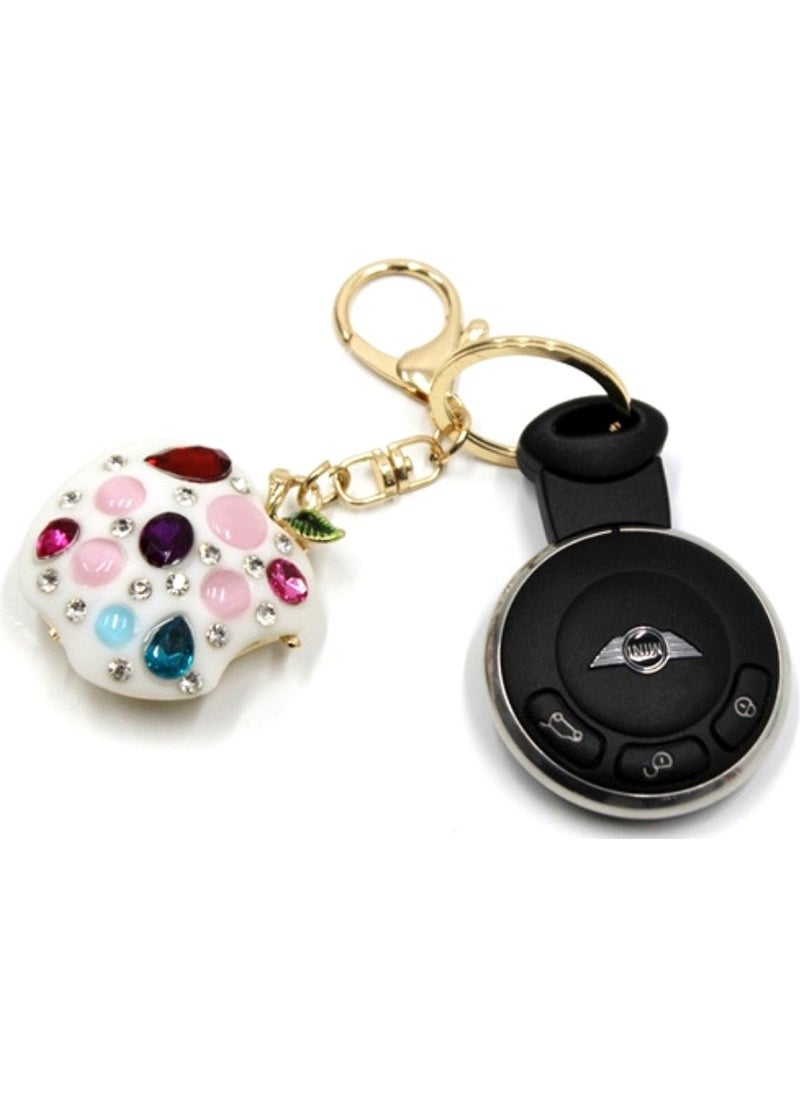 HELLOVE - Gift Keychain Bag Accessory Apple Shaped Keychain - Image 1