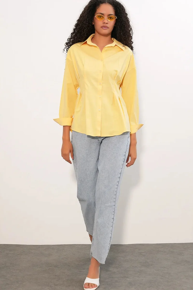 بيغ دارت BDART Fitted Poplin Shirt With Button Front