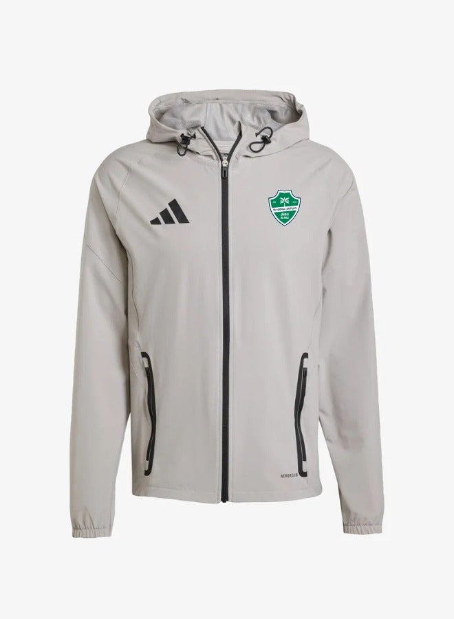 Adidas Al Ahli 25/26 Travel Jacket Grey