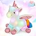 CozyWorld 165 White Light up Unicorn Stuffed Animal Glowing Soft Plush Toys Decor Birthday Christmas Childrens Day Gifts for Toddlers Boys Girls Kids - Image 4
