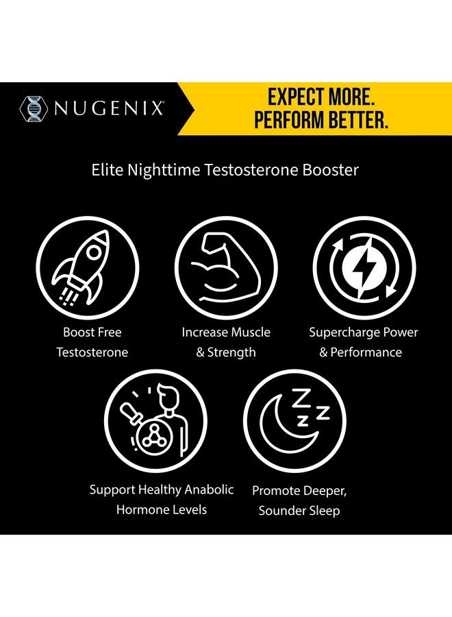 Nugenix PM ZMA - Nighttime Free Testosterone Booster and Sleep Support, 120 Count - Image 3