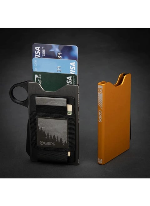 Minimalist Wallets For Men | Slim Wallets For Men | RFID For Front Pocket (Ninja, Loop - No Moneyband)