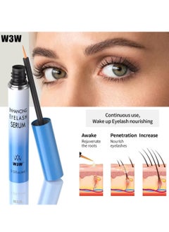 W3W Eyelash Enhancer Serum Eyelash Growth Serum Nourishing Lash Serum Enhancing Eyelash Serum Gentle Formula Thicker Stronger Longer Flexible Lashes Gentle No Irritating Brow Serum 4ml  - Image 5