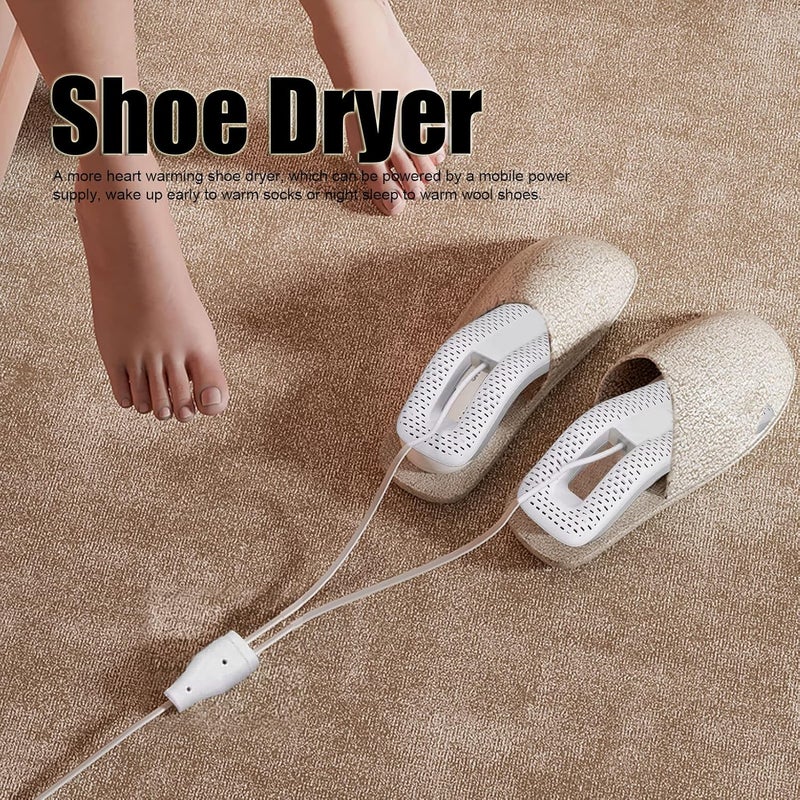Pilipane Shoe Dryer Boot Dryer for Work Boots Electric Portable Shoe Dryer Warmer for Sneaker Socks Gloves Drying USB Electric Shoes Dryer for Adults Shoes Sneaker Socks Ski Boots  - Image 5