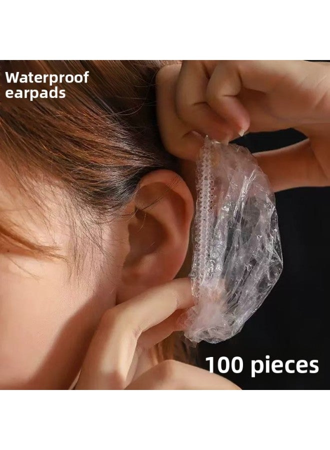 Ear Cover - Disposable Waterproof Earmuffs - Disposable Waterproof, 10pcs Pack - Hair Salon, Beauty Supply - Image 1