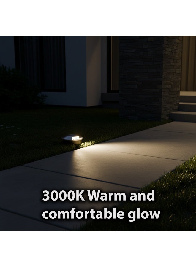 ALFRIDAY Recessed In-Ground Pathway Uplight | IP65 Stainless Trim - Image 2