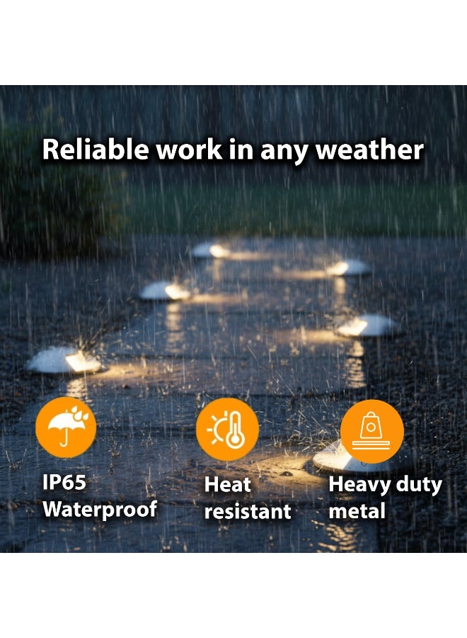 ALFRIDAY Recessed In-Ground Pathway Uplight | IP65 Stainless Trim - Image 4