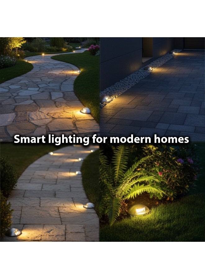 ALFRIDAY Recessed In-Ground Pathway Uplight | IP65 Stainless Trim - Image 3