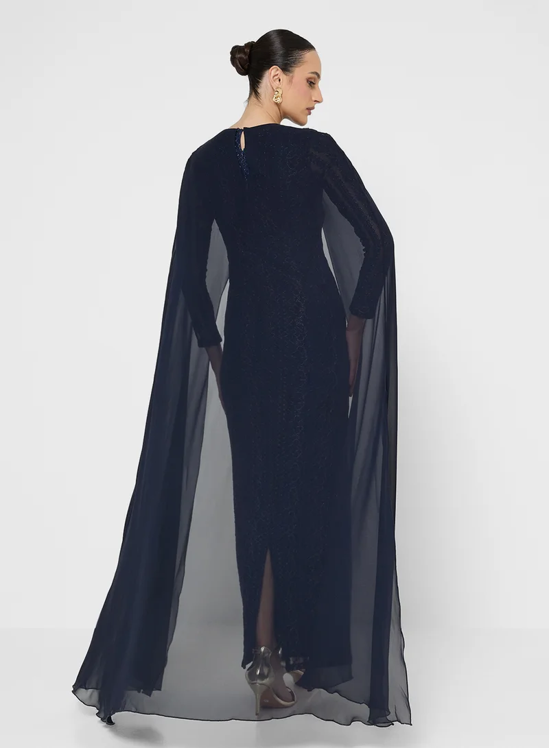 جولدن ابل Wrap Detailed Maxi Dress